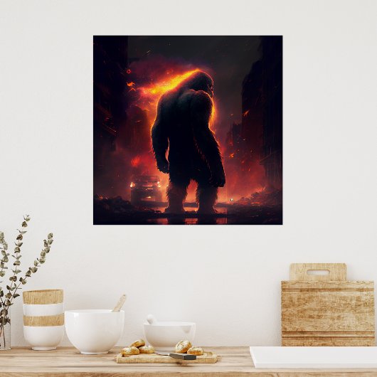 Apenposter Poster (Keuken)