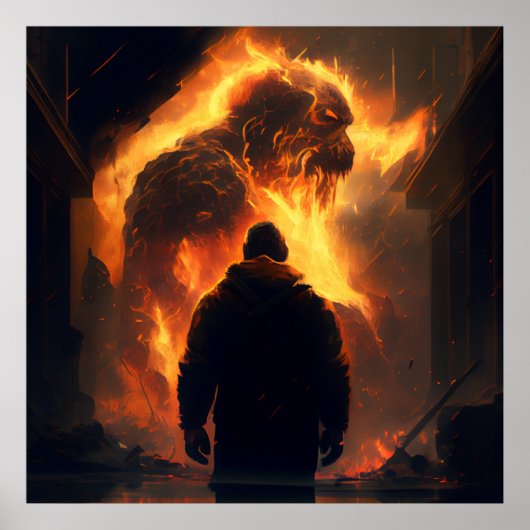 Apenposter Poster (Voorkant)