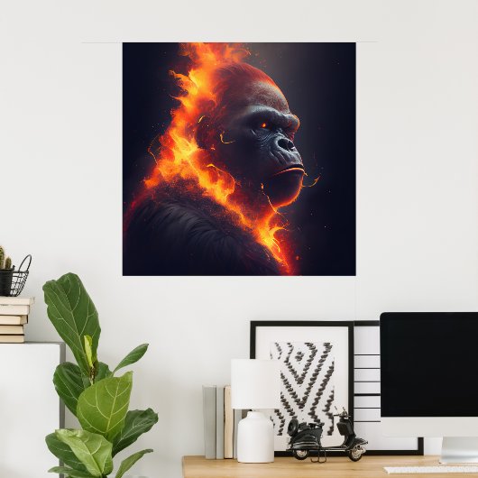 Apenposter Poster (Thuiskantoor)