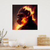 Apenposter Poster (Keuken)