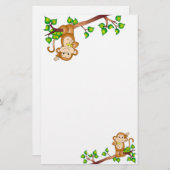 Apenstationery Briefpapier (Voorkant / Achterkant)