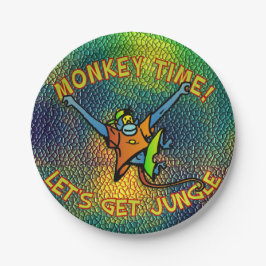 Apentijd! Laten we Oerwoud halen Papieren Bordje