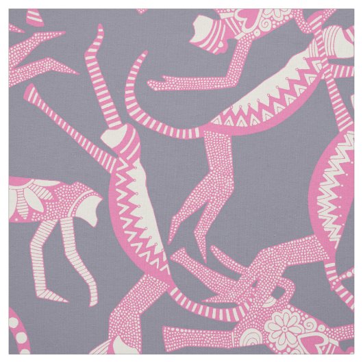 apenviolet stof (Swatch)