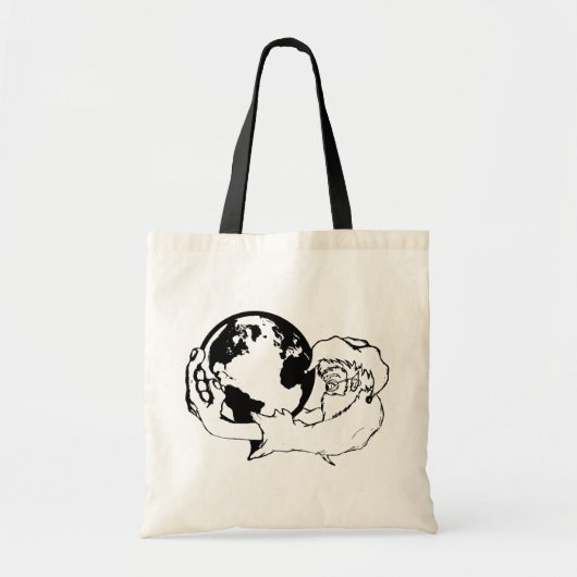 apenvisie tote bag (Voorkant)