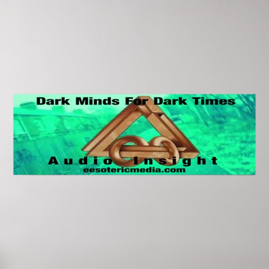 Aperçu audio : Affiche Dark Minds For Dark Times (Devant)