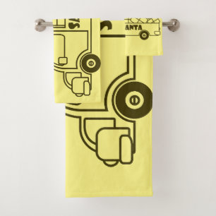 Aperçu camion de Noël Père Noël vue côté voiture