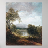 Aperçu de rivière (vers 1843–50) Affiche (Devant)