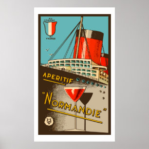 Apéritif NORMANDIE (Frankrijk) Poster
