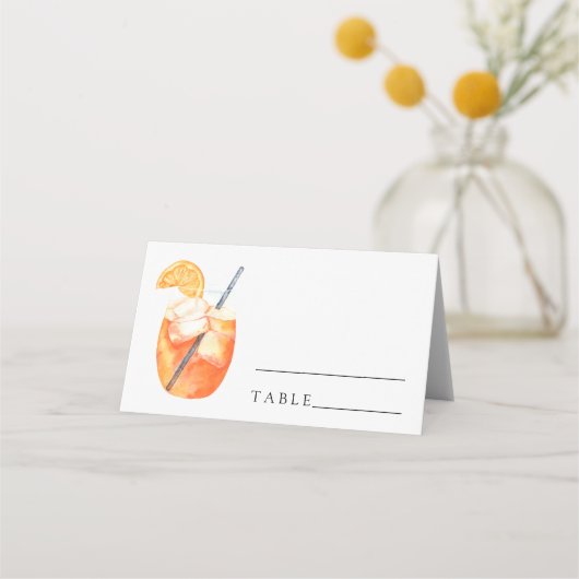 apéro cocktail spritz - cartes mariages (Devant)