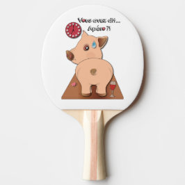 Apero! (zwart geschreven) tafeltennisbatje