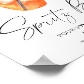 Aperol bruidsfeest - spritzbar poster (Hoek)