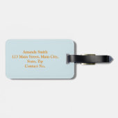 Aperol O'Clock Bagagelabel (Achterkant horizontaal)