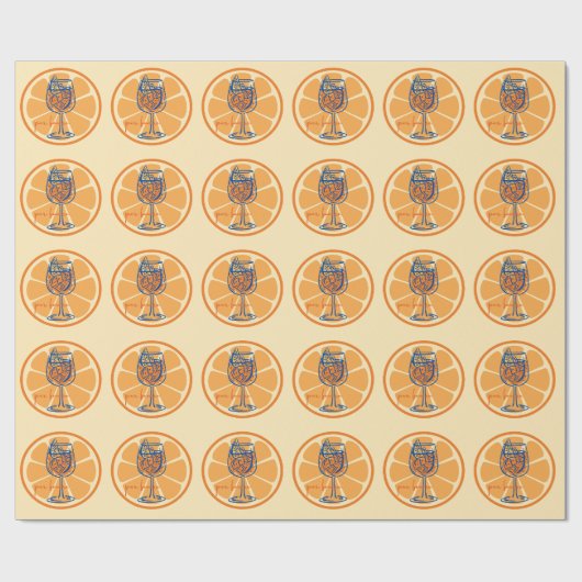 Aperol per favore cadeaupapier (Vlak)