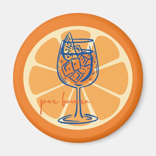 Aperol per favore magneet (Voorkant)