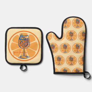 Aperol Per Favore Ovenwant & Pannenlap Set
