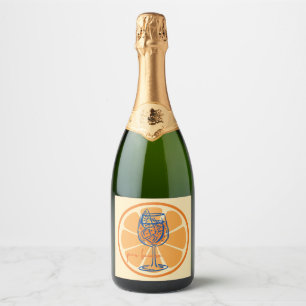Aperol Per Favore Sparkling Wijnetiket