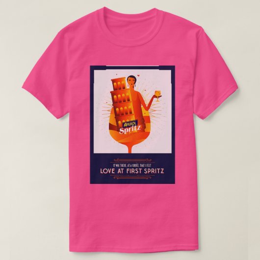 Aperol Pisa T-shirt (Design voorkant)