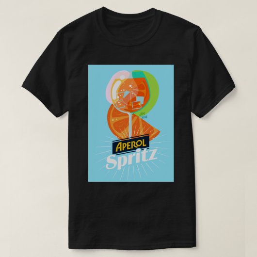 Aperol Spritz (4) T-shirt (Design voorkant)