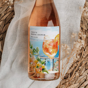 Aperol Spritz Amalfi Bruidsfeest Wijn Etiket