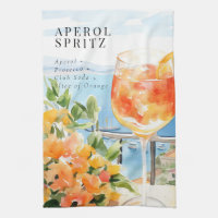 Aperol Spritz Amalfi Italie Serviettes de thé
