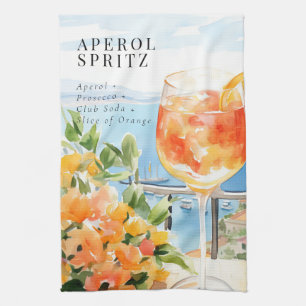 Aperol Spritz Amalfi Italië theedoeken
