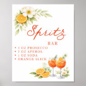 Aperol Spritz Bar Poster (Voorkant)