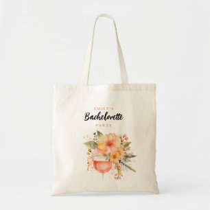 Aperol Spritz Bloemen vrijgezellenfeest Tote Bag