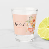 Aperol Spritz Bloemig Bruiloftsfeest Shot Glas (Voorkant)