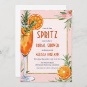 Aperol Spritz Bruids Douche Uitnodigingen (Voorkant / Achterkant)