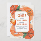 Aperol Spritz Bruids Douche Uitnodigingen (Voorkant)