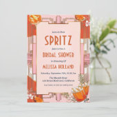 Aperol Spritz Bruids Douche Uitnodigingen (Staand voorkant)