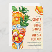 Aperol Spritz Bruids Douche Uitnodigingen (Voorkant / Achterkant)