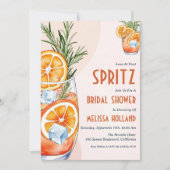 Aperol Spritz Bruids Douche Uitnodigingen (Voorkant)
