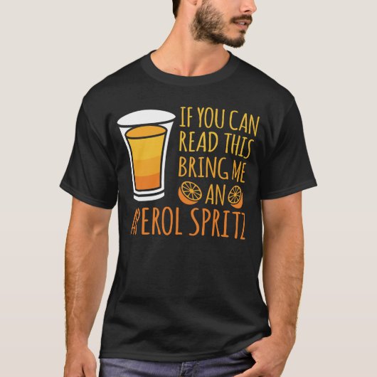 Aperol Spritz Cocktail Party Alcohol Drink Summer  T-shirt (Voorkant)