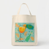Aperol Spritz Cocktail Tote Bag (Voorkant)