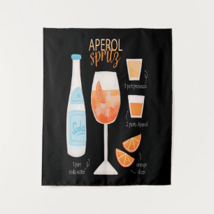Aperol Spritz Cocktail Wandkleed