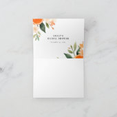 Aperol Spritz Fête des mariées Florale Cartes de P (Intérieur)