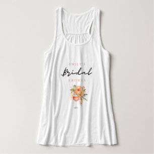 Aperol Spritz Floral Vrijgezellenfeest Tanktop