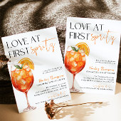 Aperol Spritz, liefde op het eerste Vrijgezellenfe Kaart