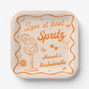 Aperol spritz Meisjesuitje Papieren Bordje