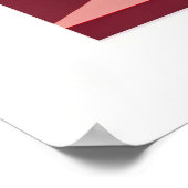 Aperol Spritz Modern Abstracte kunst Poster (Hoek)