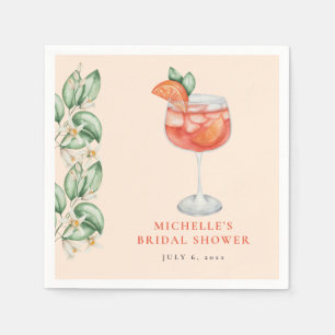 Aperol Spritz Oranje Bruidsfeest Servet
