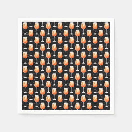 Aperol Spritz Patroon Servet (Voorkant)