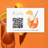 Aperol spritz QR code vrijgezellenfeest register Briefpapier