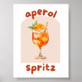 Aperol Spritz | Trendy kunst aan de muur | Minimaa Poster (Voorkant)