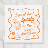 Aperol Spritz-Vrijgezellenfeest Bedankjes Labels (Voorkant)