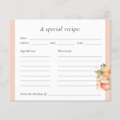 Aperol Spritz Vrijgezellenfeest Recept Kaart (Voorkant)