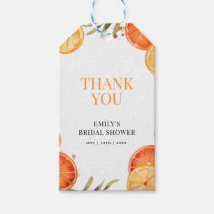 Aperol Spritz Watercolor Bruidsfeest Cadeaulabel