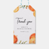 Aperol Spritz Waterverf Vrijgezellenfeest Cadeaulabel (Voorkant)