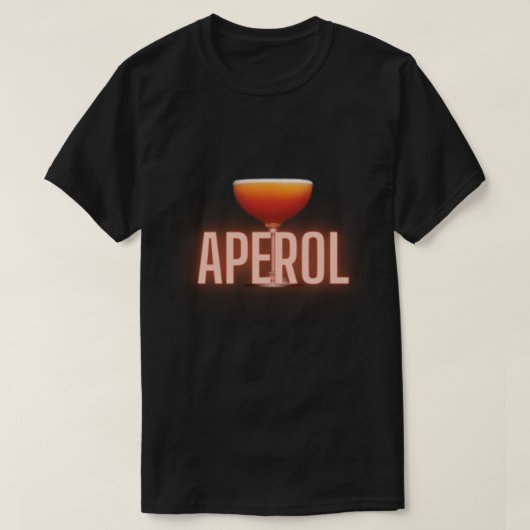 Aperol Trinkglas T-shirt (Design voorkant)
